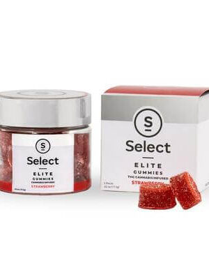 Select Elite Strawberry Gummies 50mg